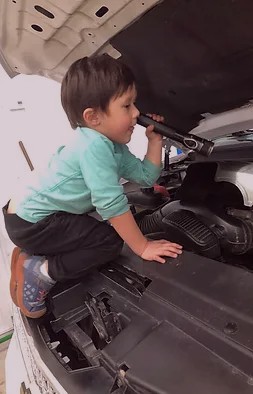 Child and Car