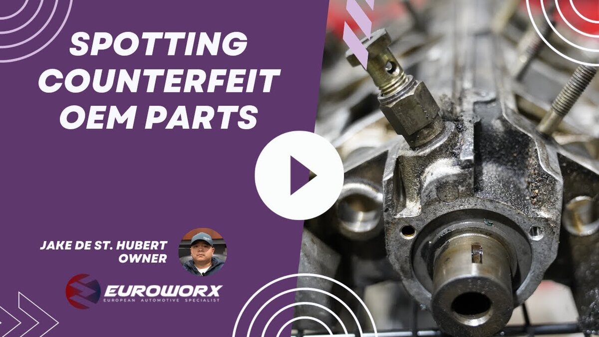 spot counterfeit oem auto parts